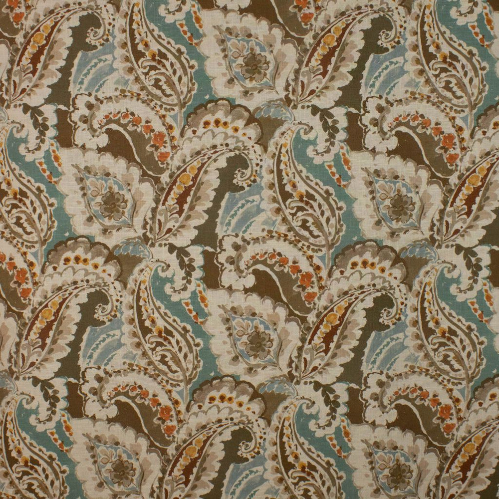 Palomar Paisley Mineral by RM CoCo Fabric