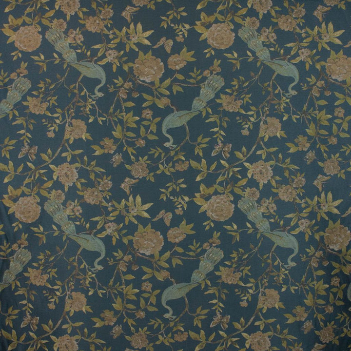 Peony Bird Lazuli by RM CoCo Fabric