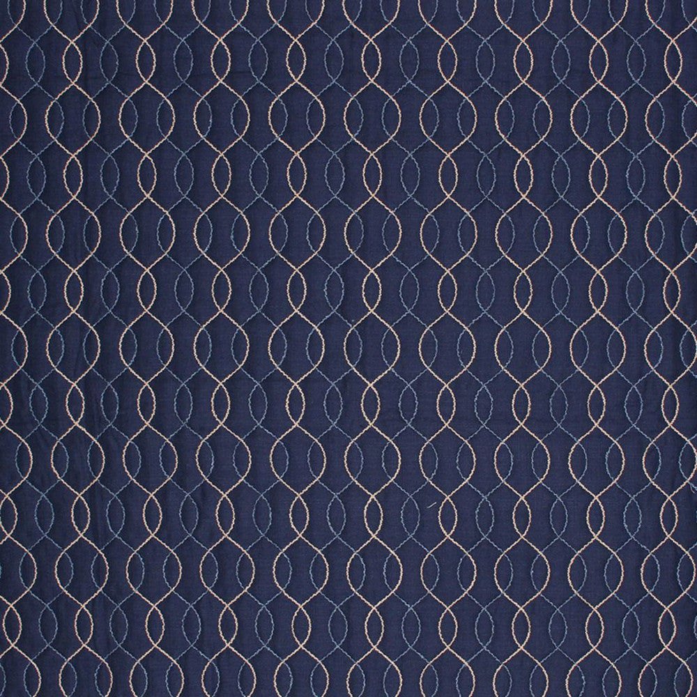 Stitch in Time Indigo by RM CoCo Fabric Prive Vol 3 53% Rayon 30% Polyester 12% Linen 3% Cotton 1% Flax 1% Nylon See Sample 12000 Horizontal: 3.8755.875 55  - Fabric Carolina -