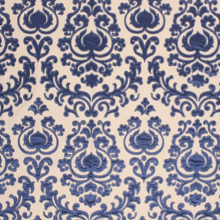 Trocadéro Damask Sapphire by RM CoCo Fabric