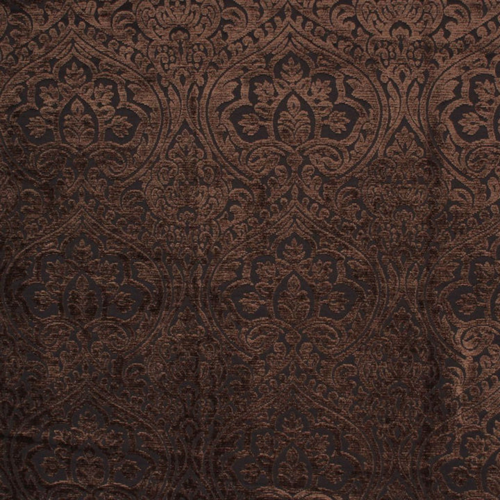 Amalfi Damask Black Walnut by RM CoCo Fabric Prive Vol 4 67% Viscose 20% Polyester 13% Cotton See Sample 0 Horizontal: 13.25 and Vertical: 11 56 - Fabric Carolina -