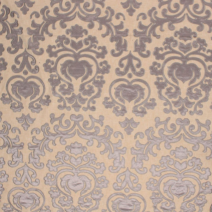 Trocadéro Damask Glacier by RM CoCo Fabric Prive Vol 4 73% Polyester 27% Cotton See Sample 0 Horizontal: 17 and Vertical: 18.88 54 - Fabric Carolina -