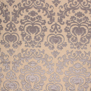 Trocadéro Damask Glacier by RM CoCo Fabric