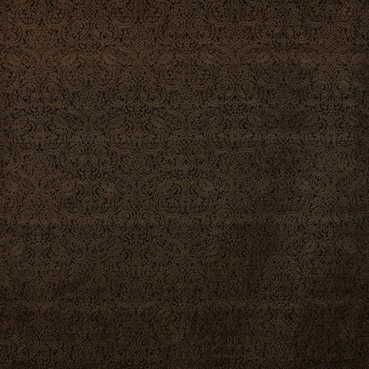 Sanremo Scroll Black Walnut by RM CoCo Fabric Prive Vol 4 67% Viscose 20% Polyester 13% Cotton See Sample 0 Horizontal: 13.38 and Vertical: 18.38 56 - Fabric Carolina -