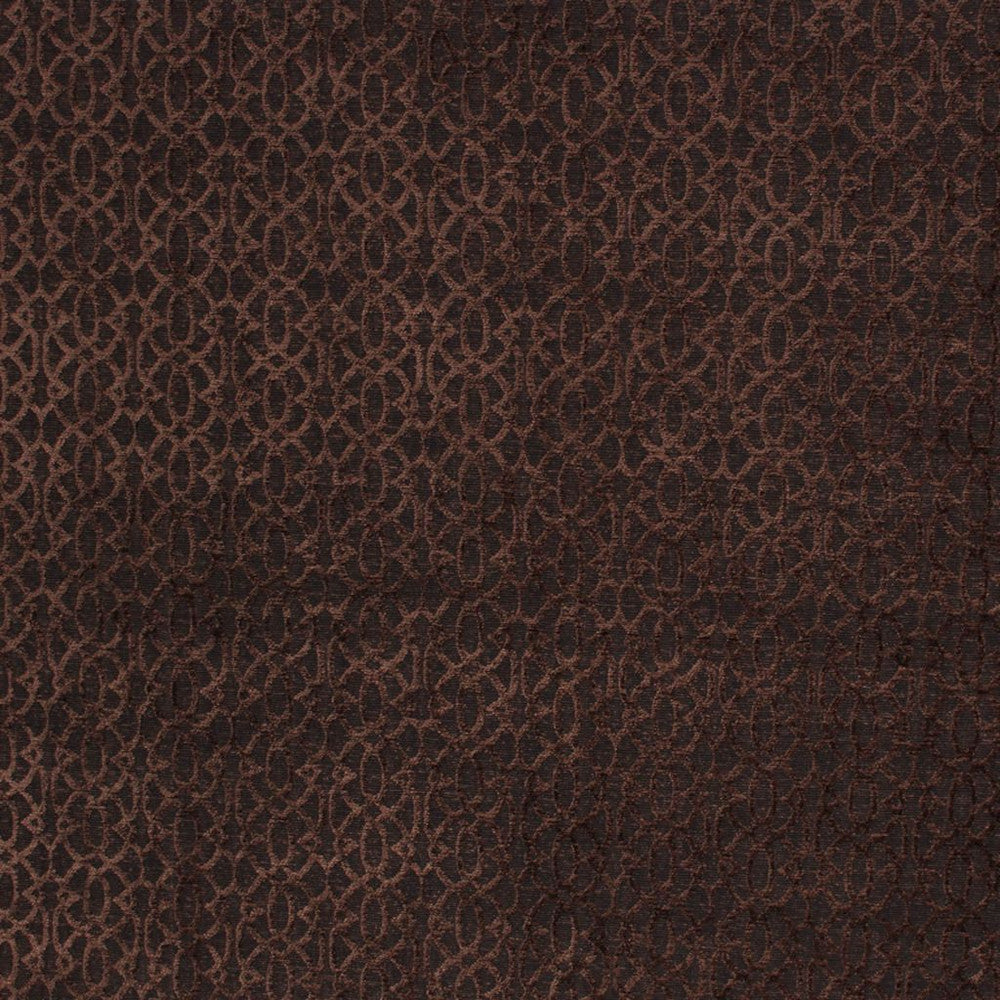 Rapallo Trellis Black Walnut by RM CoCo Fabric Prive Vol 4 65% Viscose 22% Polyester 13% Cotton See Sample 0 Horizontal: 3.25 and Vertical: 2.25 56 - Fabric Carolina -