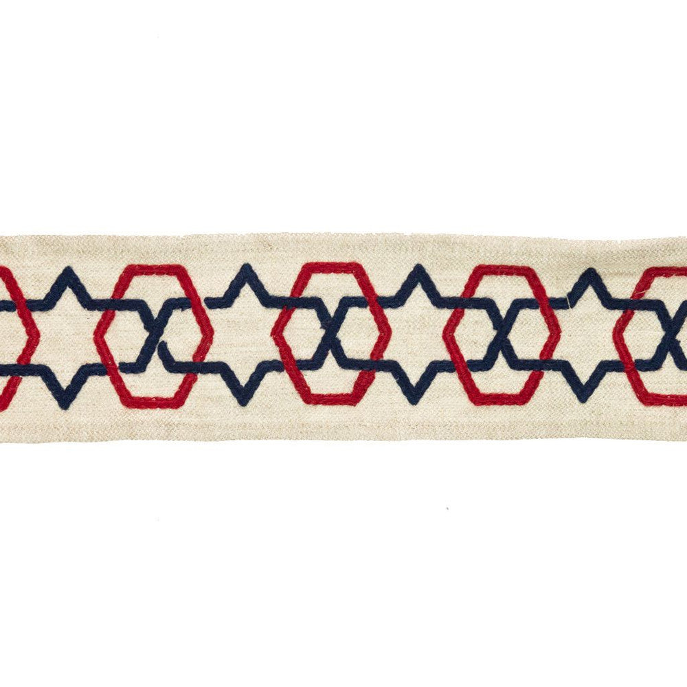 BD116 3" Border Britannia by RM CoCo Trim Artisano Collection Trim Book Base: 100% Linen Embroidery: 100% Polyester See Sample 0 Horizontal: 3 and Vertical: 2.6 3 - Fabric Carolina -