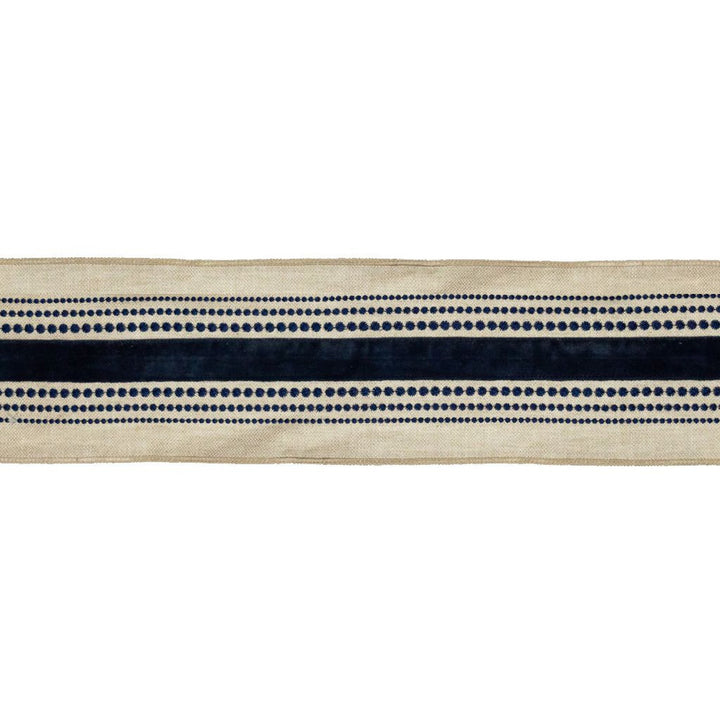 BD117 5" Border Admiral by RM CoCo Trim Artisano Collection Trim Book Base: 100% Linen Embroidery:100% Rayon See Sample 0 Horizontal: 5 and Vertical: 0 5 - Fabric Carolina -