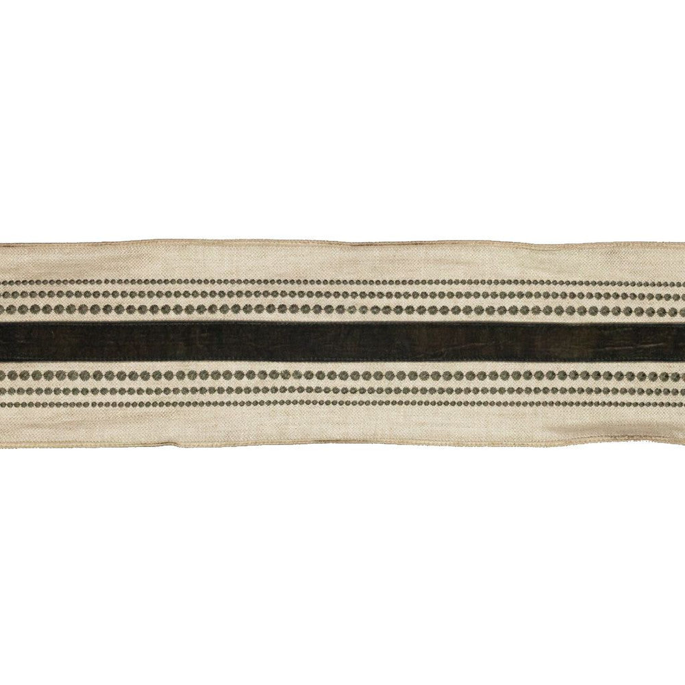BD117 5" Border Shadow by RM CoCo Trim Artisano Collection Trim Book Base: 100% Linen Embroidery:100% Rayon See Sample 0 Horizontal: 5 and Vertical: 0 5 - Fabric Carolina -