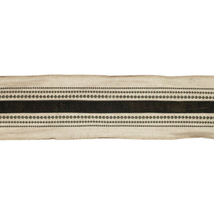 BD117 5" Border Shadow by RM CoCo Trim Artisano Collection Trim Book Base: 100% Linen Embroidery:100% Rayon See Sample 0 Horizontal: 5 and Vertical: 0 5 - Fabric Carolina -