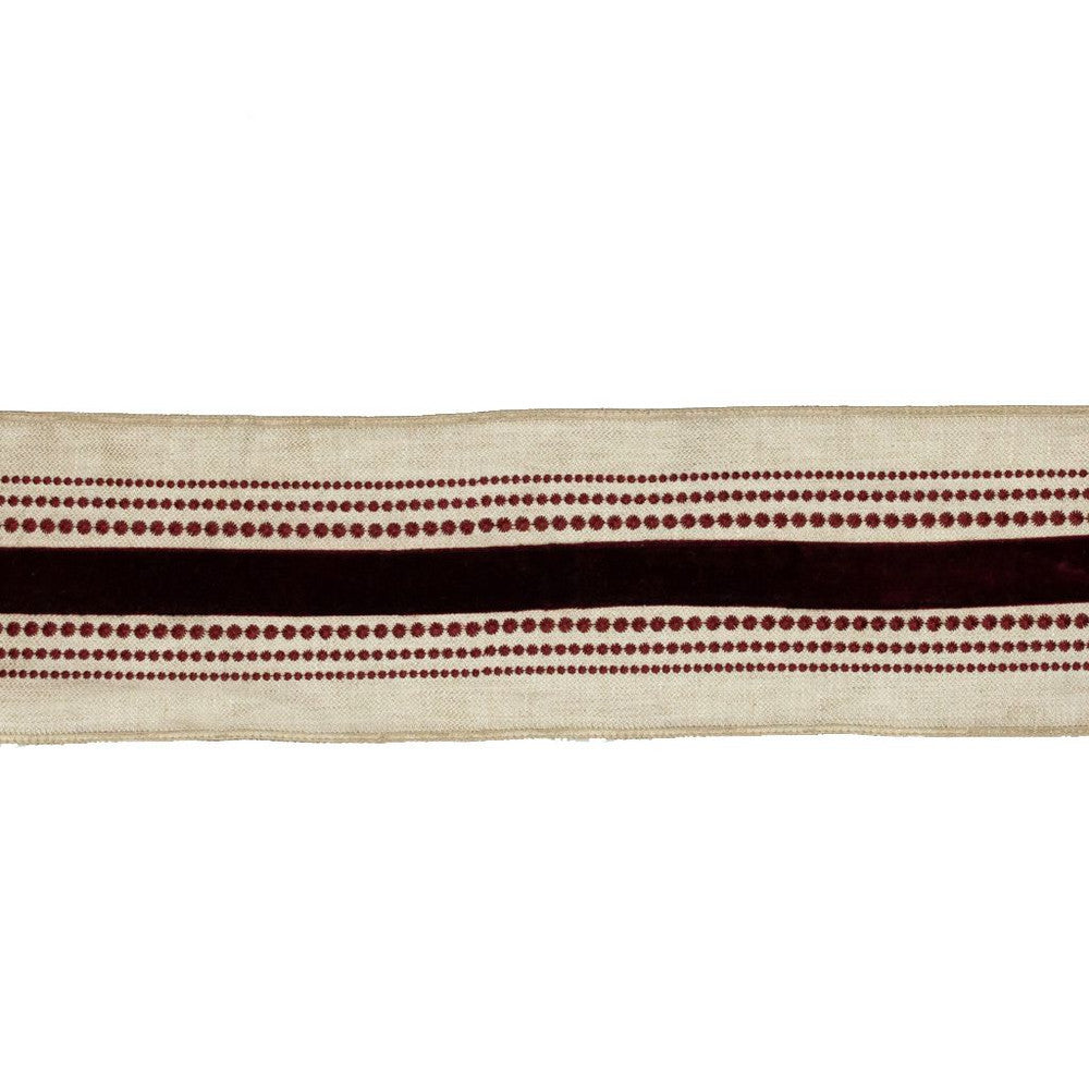 BD117 5" Border Port by RM CoCo Trim Artisano Collection Trim Book Base: 100% Linen Embroidery:100% Rayon See Sample 0 Horizontal: 5 and Vertical: 0 5 - Fabric Carolina -