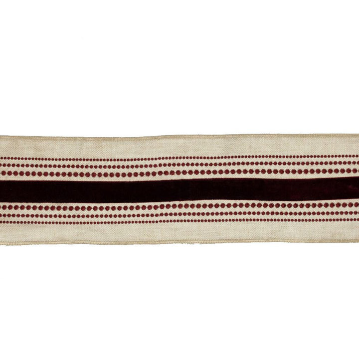 BD117 5" Border Port by RM CoCo Trim Artisano Collection Trim Book Base: 100% Linen Embroidery:100% Rayon See Sample 0 Horizontal: 5 and Vertical: 0 5 - Fabric Carolina -