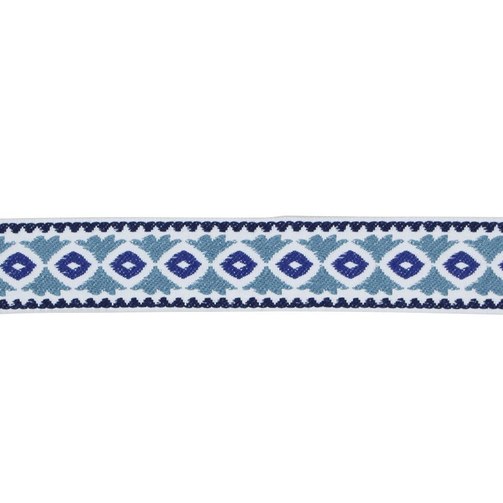 BD102 BORDER 2" GROTTO BLUE by RM CoCo Trim Bahama Breeze 100% Acrylic See Sample 0 Horizontal: 0 and Vertical: 0 2 - Fabric Carolina -