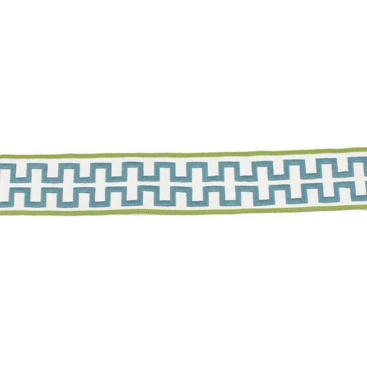 BD100 BORDER 2 3/8" AQUAMARINE by RM CoCo Trim Bahama Breeze 100% Acrylic See Sample 0 Horizontal: 0 and Vertical: 0 2.38 - Fabric Carolina -
