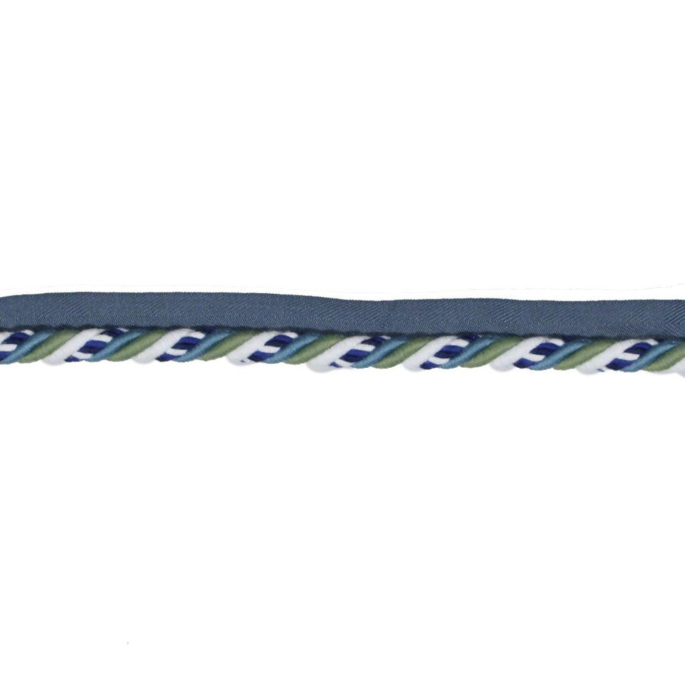 LC101 LIPCORD .5" AQUAMARINE by RM CoCo Trim Bahama Breeze 60% Cotton 32% Acrylic 8% Polyester See Sample 0 Horizontal: 0 and Vertical: 0 0.5 - Fabric Carolina -