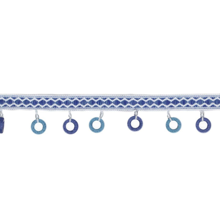 BF103 FRINGE 2" GROTTO BLUE by RM CoCo Trim Bahama Breeze 100% Acrylic See Sample 0 Horizontal: 0 and Vertical: 0 2 - Fabric Carolina -