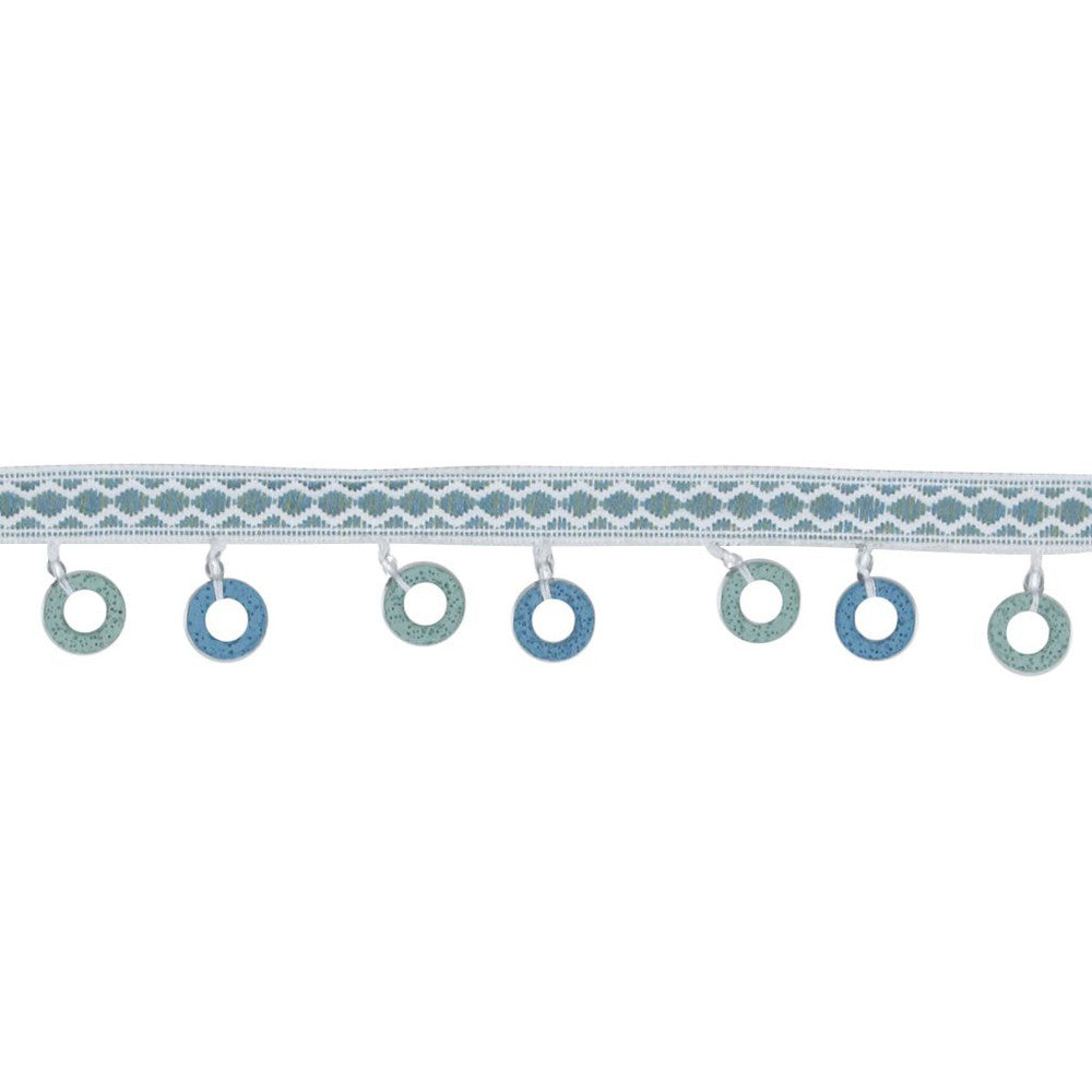 BF103 FRINGE 2" AQUAMARINE by RM CoCo Trim Bahama Breeze 100% Acrylic See Sample 0 Horizontal: 0 and Vertical: 0 2 - Fabric Carolina -