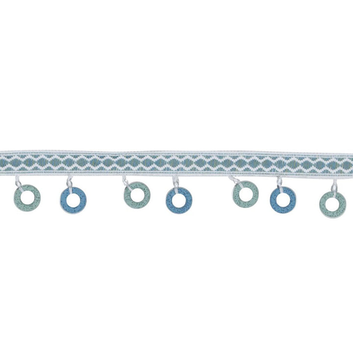 BF103 FRINGE 2" AQUAMARINE by RM CoCo Trim Bahama Breeze 100% Acrylic See Sample 0 Horizontal: 0 and Vertical: 0 2 - Fabric Carolina -