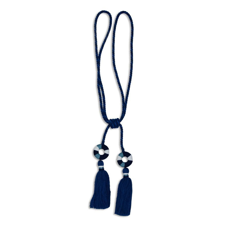 TB100 TIEBACK 9.25" GROTTO BLUE by RM CoCo Trim Bahama Breeze 59% Acrylic 41% Cotton See Sample 0 Horizontal: 0 and Vertical: 0 9.25 - Fabric Carolina -
