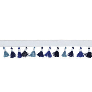 TF100 TASSEL FRINGE 1.875" GROTTO BLUE by RM CoCo Trim