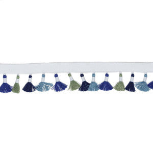 TF100 TASSEL FRINGE 1.875" AQUAMARINE by RM CoCo Trim