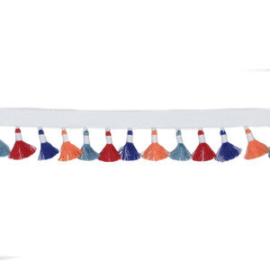 TF100 TASSEL FRINGE 1.875" SUNSET by RM CoCo Trim