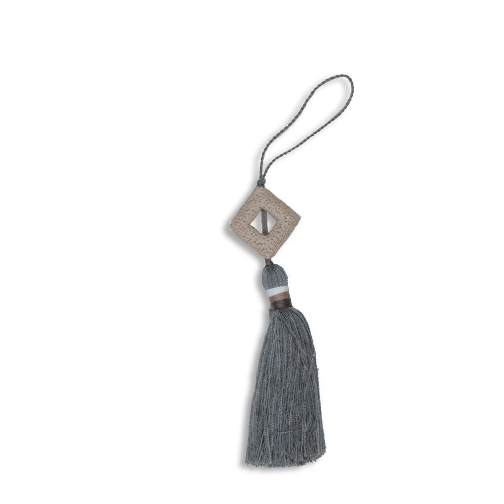TS100 TASSEL 5" STERLING by RM CoCo Trim Bahama Breeze 100% Acrylic See Sample 0 Horizontal: 0 and Vertical: 0 5 - Fabric Carolina -