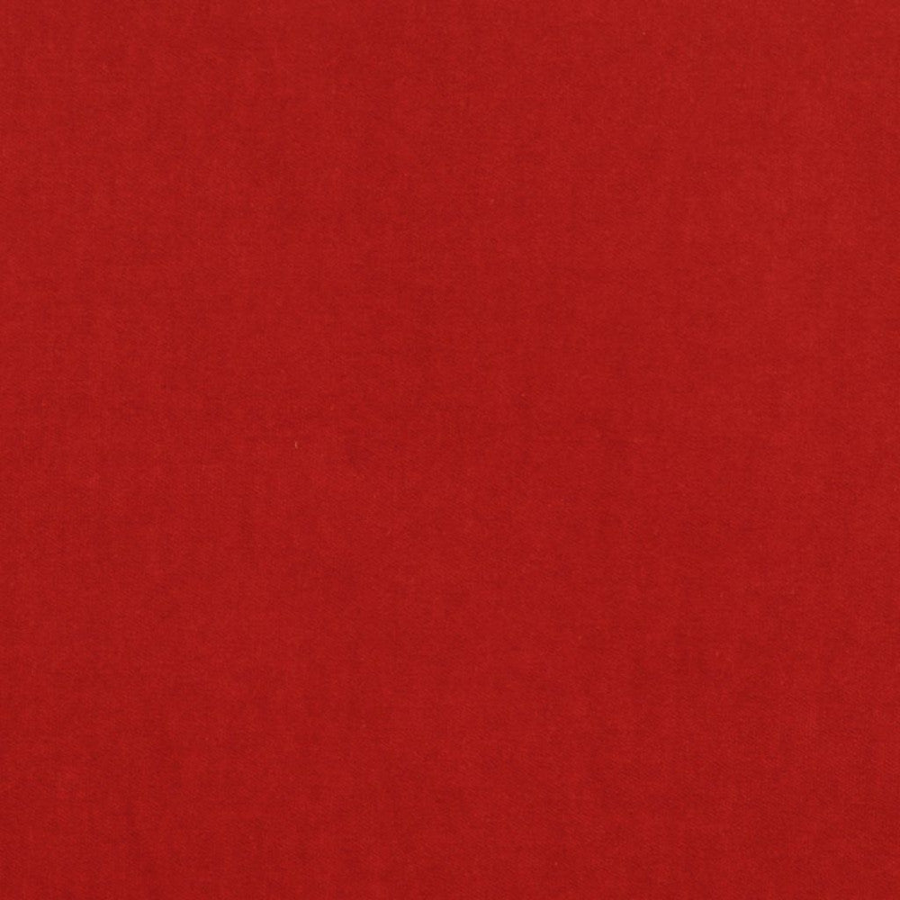Deluxe Cotton Velvet Red by RM CoCo Fabric Deluxe II 100% Cotton Face 100% Polyester Backing See Sample 100000 Horizontal: 0 and Vertical: 0 54 - Fabric Carolina -