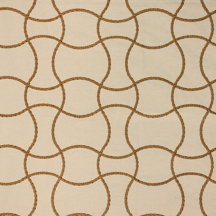 Roped In Old Gold by RM CoCo Fabric Finishing Touches Vol 13 64% Polyester 32% Cotton 4% Linen See Sample 0 Horizontal: 8.661422 and Vertical: 9.13 56 - Fabric Carolina -