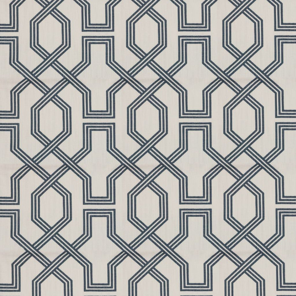 The Right Track Sapphire by RM CoCo Fabric Finishing Touches Vol 15 85% Cotton 15% Linen See Sample 30000 Horizontal: 98 54  - Fabric Carolina -