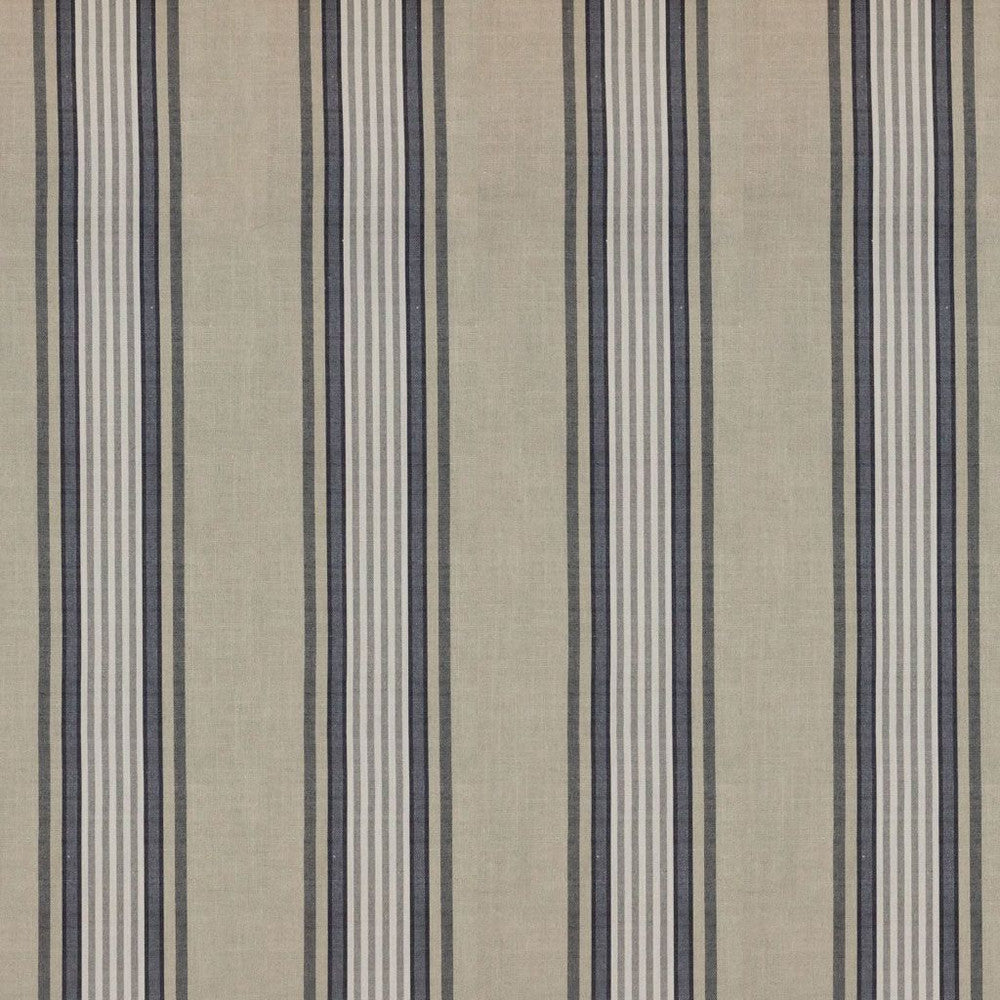 Colfax Stripe Anthracite by RM CoCo Fabric
