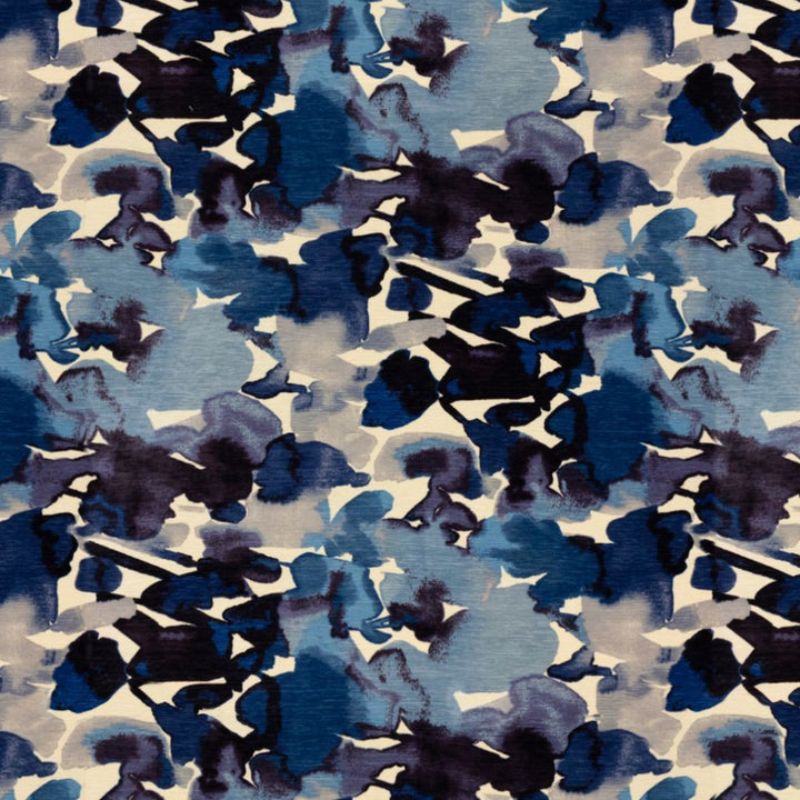 Florabella Indigo by RM CoCo Fabric Inspired Living Vol 16 100% Polyester See Sample 15000 Horizontal: 2725 54  - Fabric Carolina -