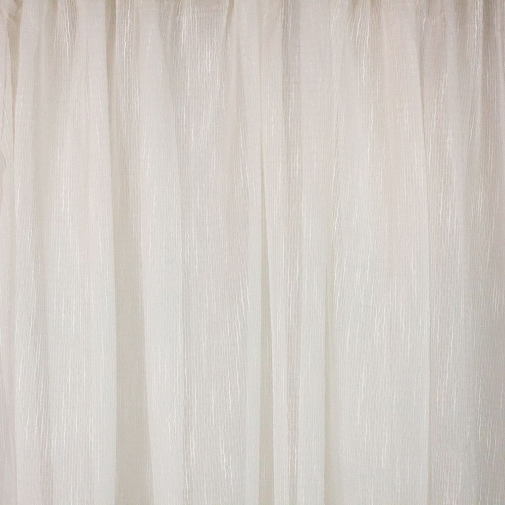 Vanetta Simply White by RM CoCo Fabric Sheer Indulgence Regular Book 100% Polyester See Sample 0 Horizontal: 30 110  - Fabric Carolina -