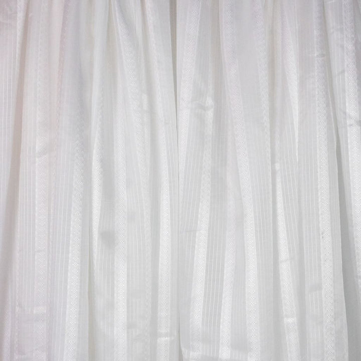 Quinton Devonshire Cream by RM CoCo Fabric Sheer Indulgence Regular Book 100% Polyester See Sample 0 Horizontal: 1.8750 110  - Fabric Carolina -