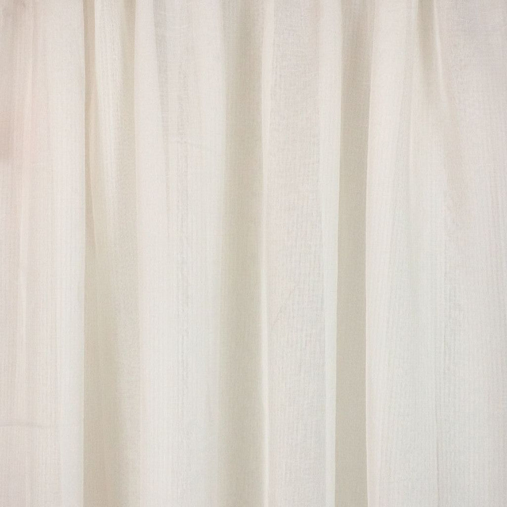 Quigley Capri White by RM CoCo Fabric Sheer Indulgence Regular Book 100% Polyester See Sample 0 Horizontal: 00 110  - Fabric Carolina -