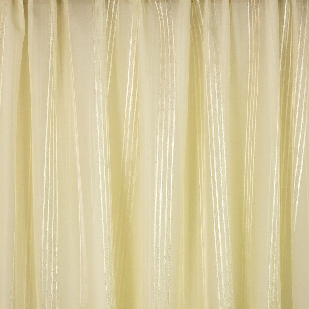 Utley Double Cream by RM CoCo Fabric Sheer Indulgence Regular Book 100% Polyester See Sample 0 Horizontal: 3.5 and Vertical: 0 110 - Fabric Carolina -