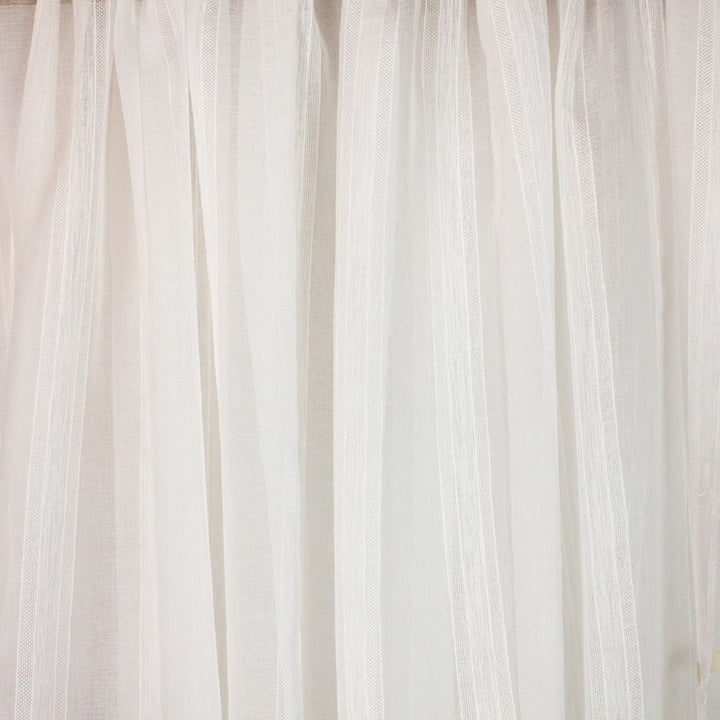 Windfield White Lie by RM CoCo Fabric Sheer Indulgence Regular Book 100% Polyester See Sample 0 Horizontal: 4.750 110  - Fabric Carolina -