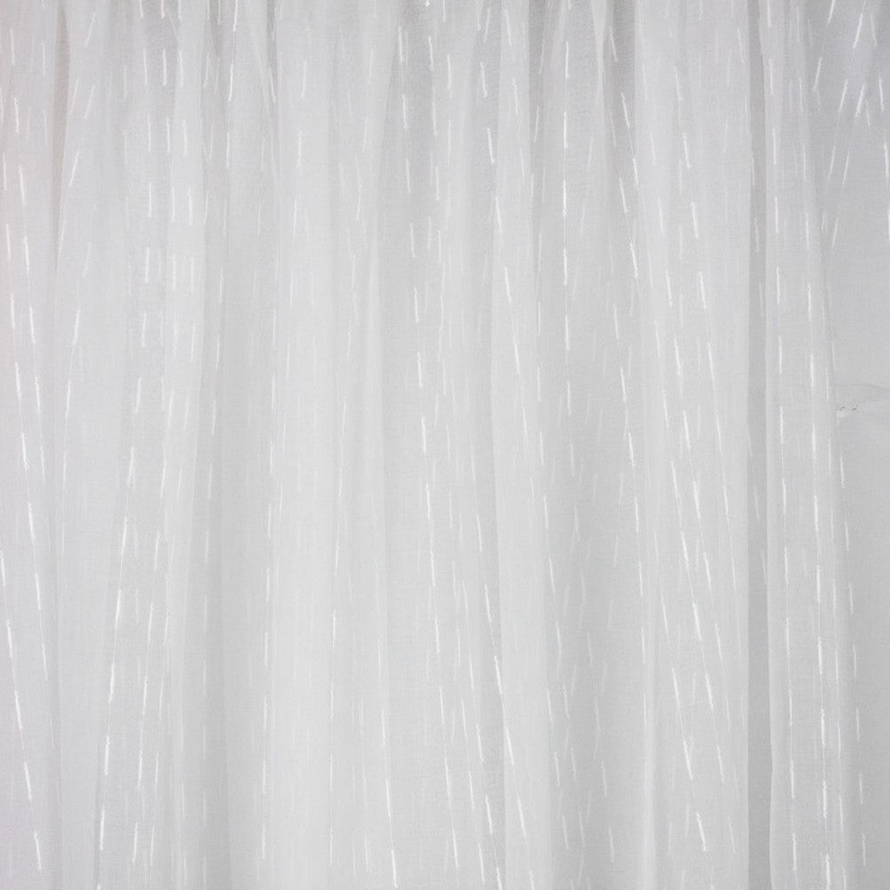 Xavier White Cloud by RM CoCo Fabric Sheer Indulgence Regular Book 100% Polyester See Sample 0 Horizontal: 5 and Vertical: 1 110 - Fabric Carolina -