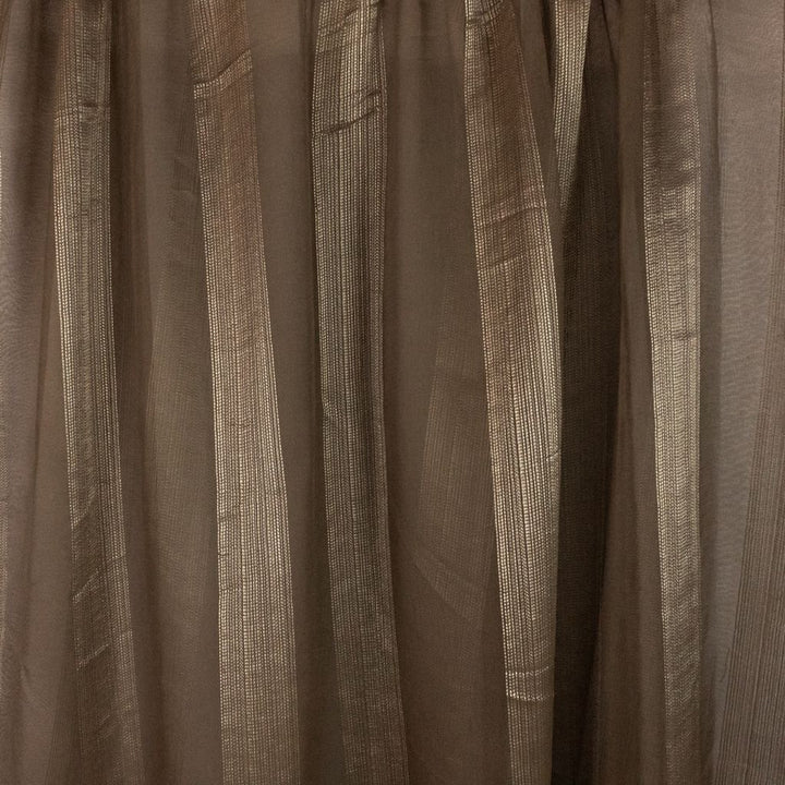 Zeda Latte by RM CoCo Fabric Sheer Indulgence Regular Book 100% Polyester See Sample 0 Horizontal: 7.88 and Vertical: 0 110 - Fabric Carolina -