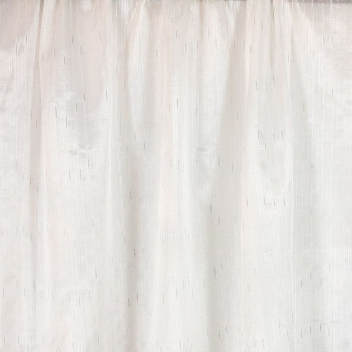 Zee Silver Light - Woven Railroaded, Shown Turned by RM CoCo Fabric Sheer Indulgence Regular Book 100% Polyester See Sample 0 Horizontal: 5.75 and Vertical: 0 110 - Fabric Carolina -
