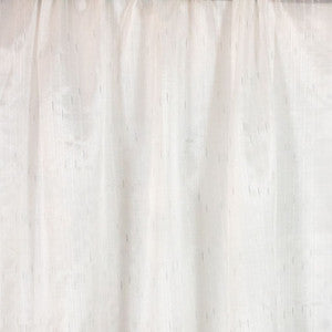 Zee Silver Light - Woven Railroaded, Shown Turned by RM CoCo Fabric