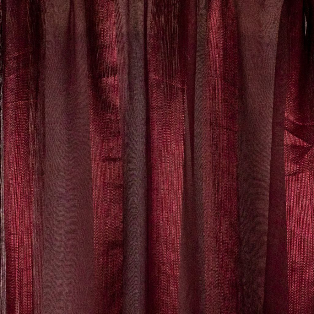 Zeda Black Cherry by RM CoCo Fabric Sheer Indulgence Regular Book 100% Polyester See Sample 0 Horizontal: 7.880 110  - Fabric Carolina -