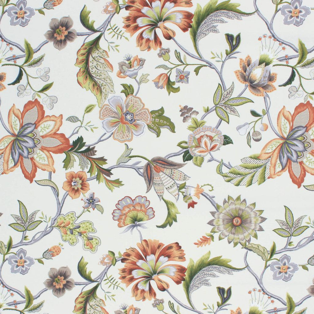 Queen's Garden Spice by RM CoCo Fabric Inspired Living Vol 8 50% Cotton 50% Polyester See Sample 0 Horizontal: 26.75 and Vertical: 24.75 55 - Fabric Carolina -