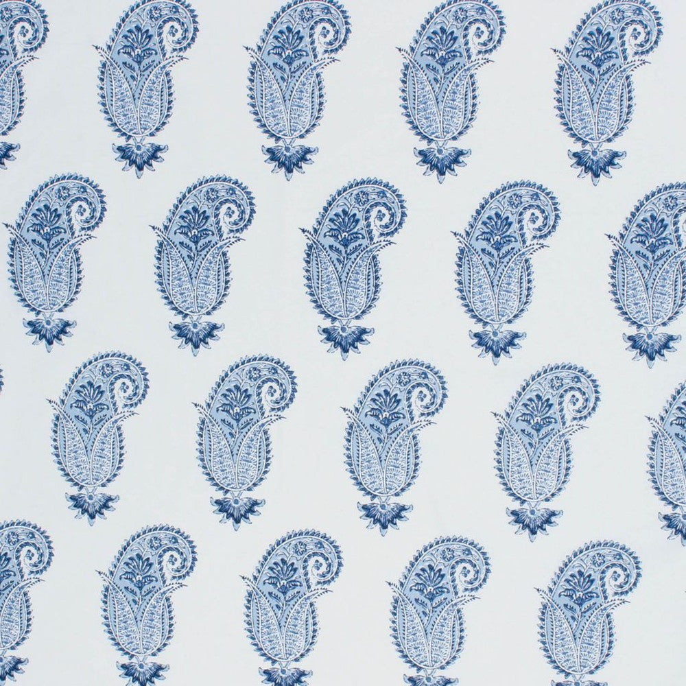 Akbar Paisley China Blue by RM CoCo Fabric
