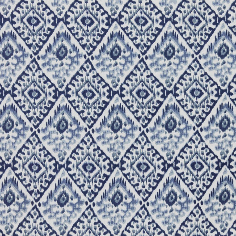 Akbar China Blue by RM CoCo Fabric Inspired Living Vol 10 100% Cotton See Sample 9000 Horizontal: 4.5 and Vertical: 6.25 58 - Fabric Carolina -