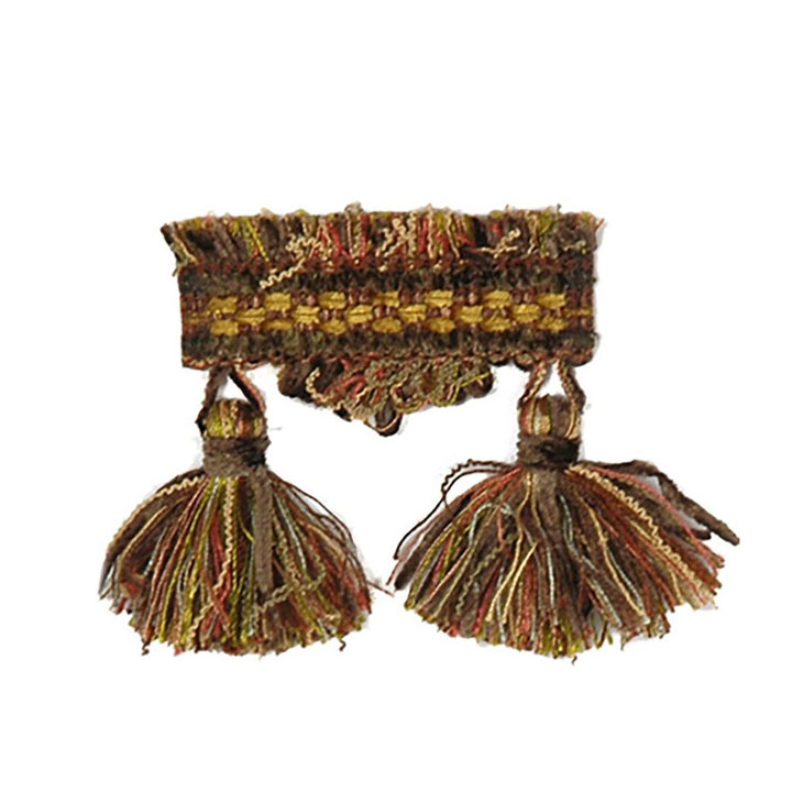 T1114 TASSEL FRINGE UMBER TASSEL FRINGE by RM CoCo Fabric Crescendo See Sample 0 Horizontal: 0 and Vertical: 0 0 - Fabric Carolina -