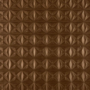 Metro Grid Gold Leaf by RM CoCo Fabric