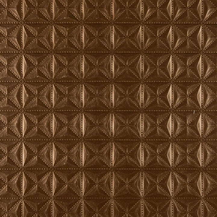 Metro Grid Gold Leaf by RM CoCo Fabric Vinyl Varieties 55% PVC 40% Polyester 5% PU See Sample 50000 Horizontal: 2 and Vertical: 2 54 - Fabric Carolina -