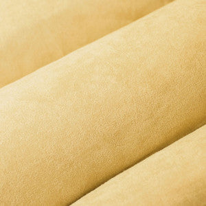 Vail Suede Lemon Chiffon by RM CoCo Fabric