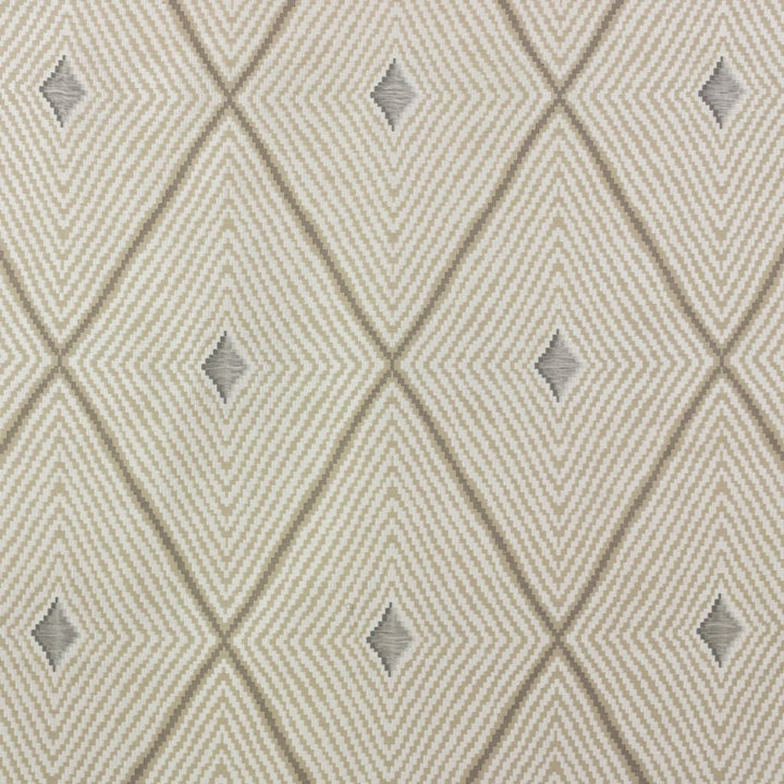 Mystic Diamond Sandstone by RM CoCo Fabric 2018 Spring - Luxe Collection 90% Viscose 10% Silk See Sample 0 Horizontal: 13.25 and Vertical: 21.625 56 - Fabric Carolina -