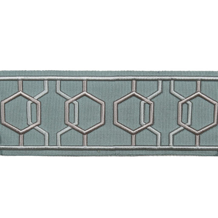 BD110 BORDER 2.875" Spa by RM CoCo Trim Creative Threads 99% Rayon 1% Polyester See Sample 0 Horizontal: 3.875 and Vertical: 0 2.875 - Fabric Carolina -